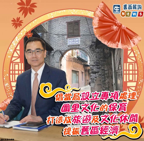 2021.04.24倡當局設立專項處理圍里文化的保育及重整工作